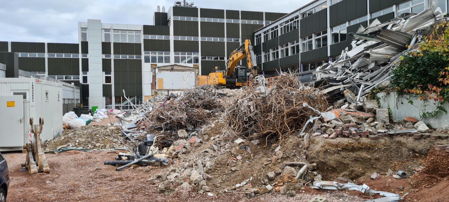 Baustelle - Fortschritt muss sein